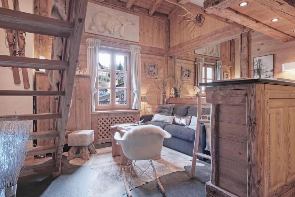 Duplex Chaleureux Au Coeur De Megeve 2 P Apartman Kültér fotó