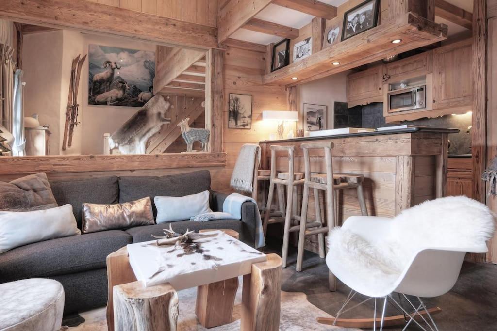 Duplex Chaleureux Au Coeur De Megeve 2 P Apartman Kültér fotó